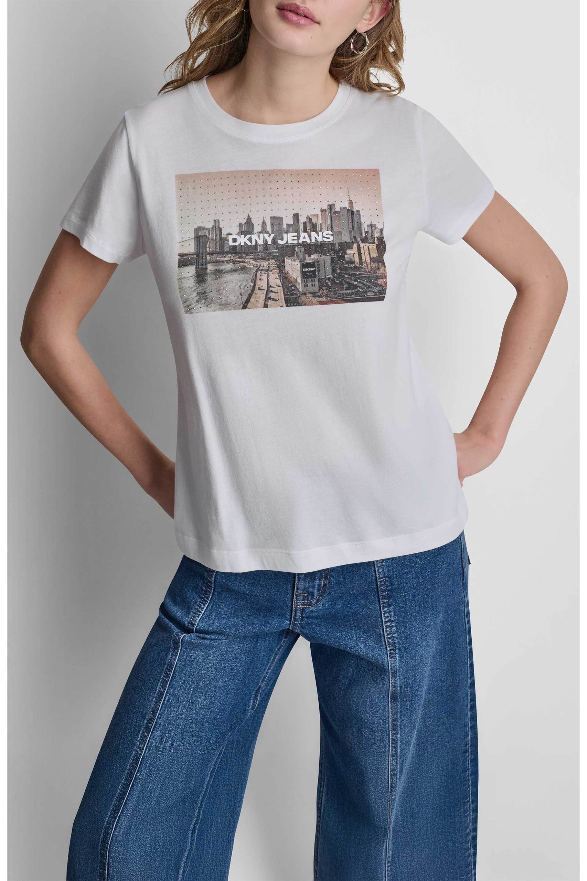 DKNY γυναικείο T-shirt με print Regular Fit