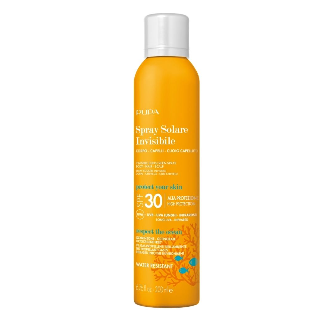 Invisible Sunscreen Spray Body-Hair-Scalp SPF30 200ml