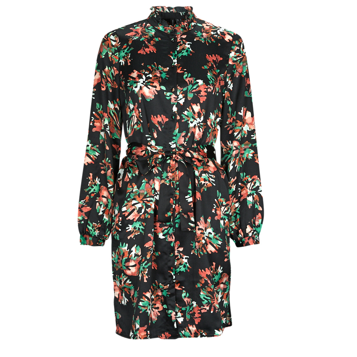 Κοντά Φορέματα Vero Moda VMCANA L/S ABK SHIRT DRESS WVN BTQ