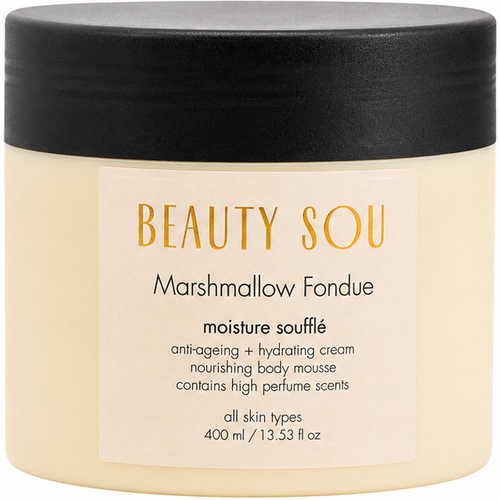Beauty Sou Marshmallow Fondue Body Moisture Soufle Ενυδατική Κρέμα Σώματος με Υπέροχο Άρωμα που Διαρκεί 400ml