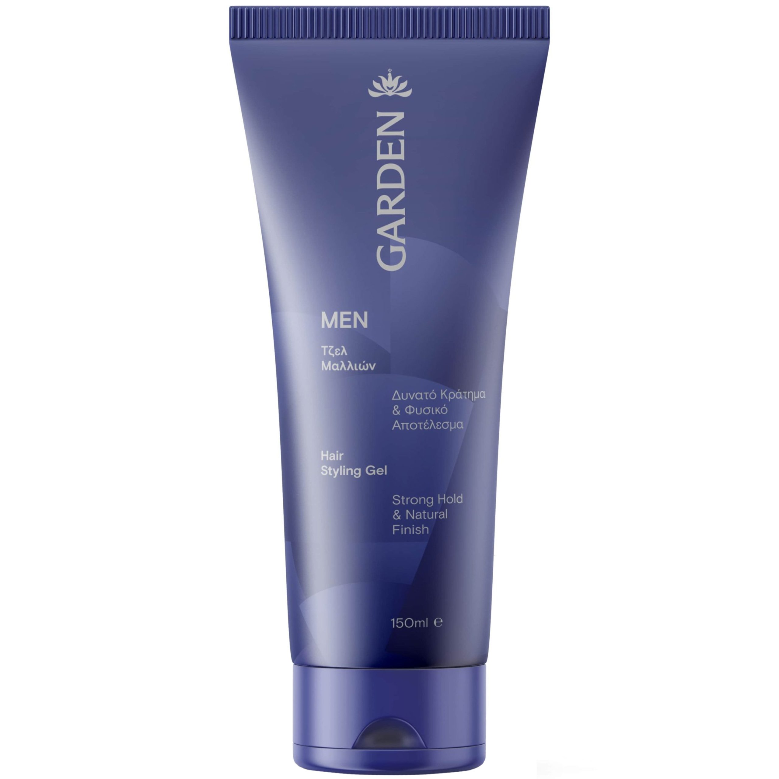 Garden Men Strong Hold & Natural Finish Hair Styling Gel Τζελ Μαλλιών για Δυνατό Κράτημα & Φυσικό Αποτέλεσμα 150ml