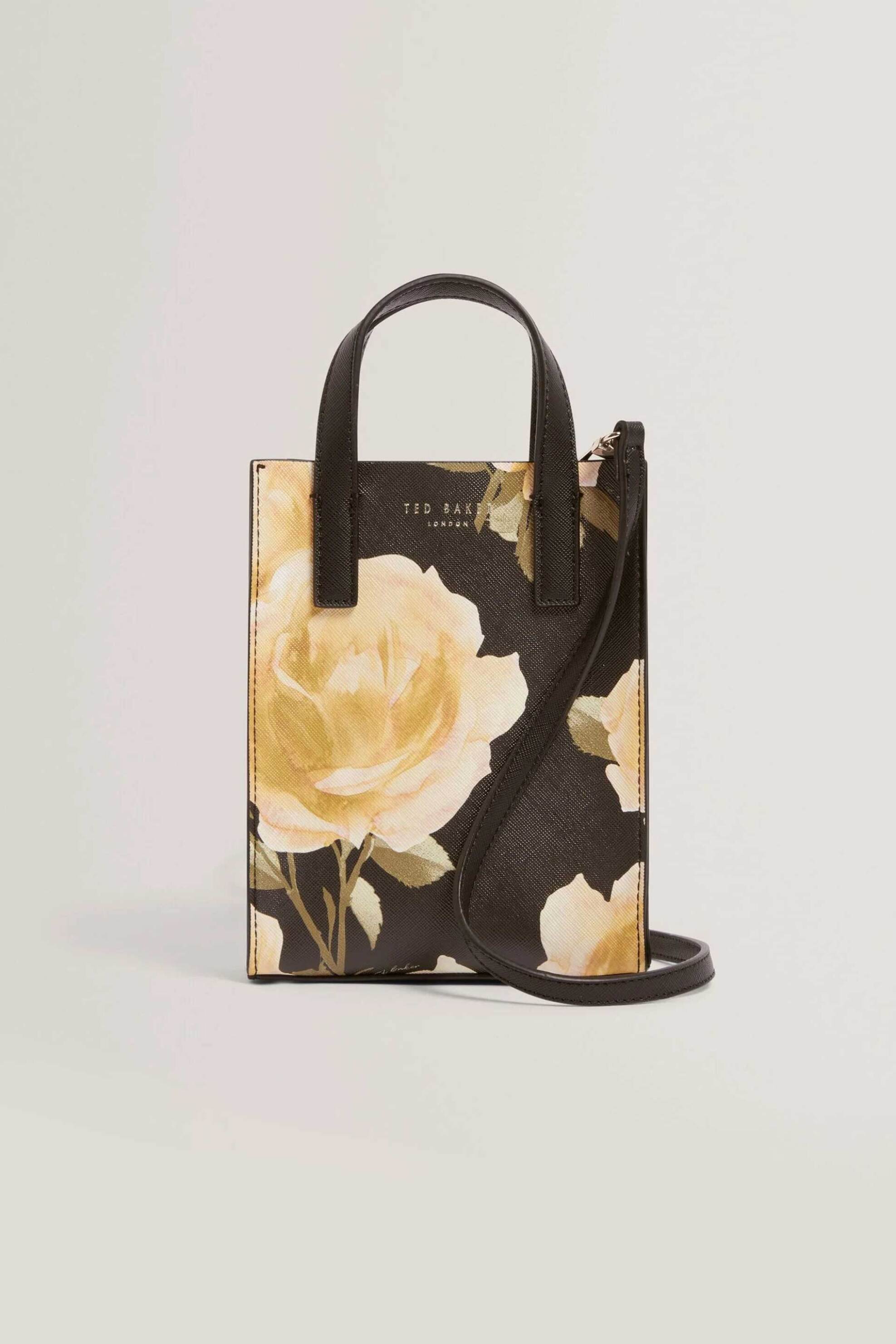Ted Baker γυναικείο τσαντάκι χειρός με rose print "Tiacon" | ONE SIZE