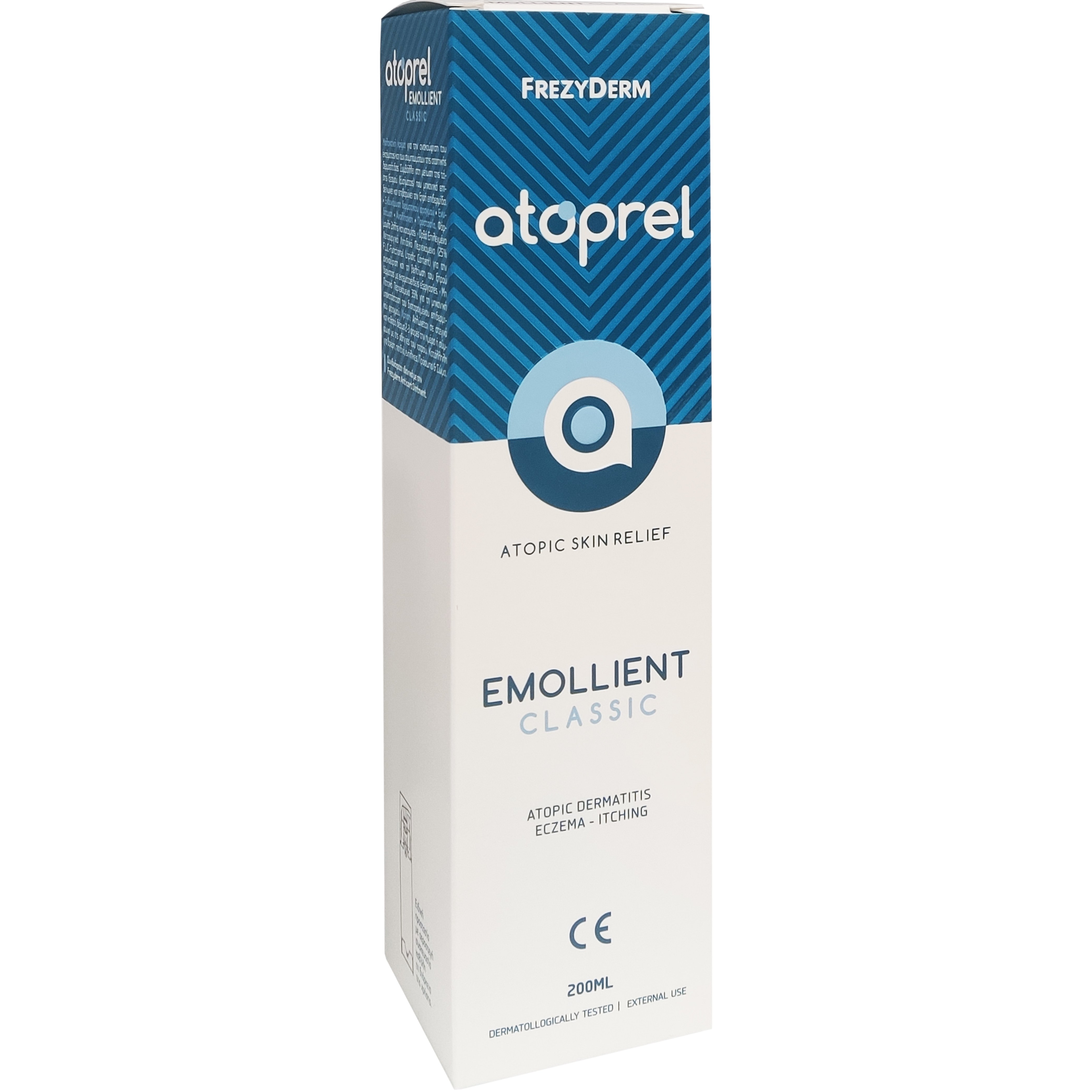 Frezyderm Atoprel Emollient Classic Atopic Skin Relief Face & Body Μαλακτική Κρέμα Προσώπου & Σώματος για Ατοπικά Δέρματα & την Ανακούφιση του Εκζέματος 200ml