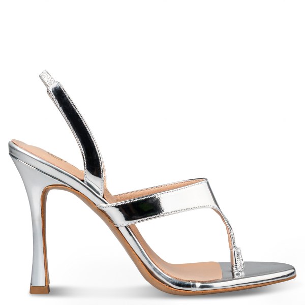 HIGH HEEL THONG SANDALS