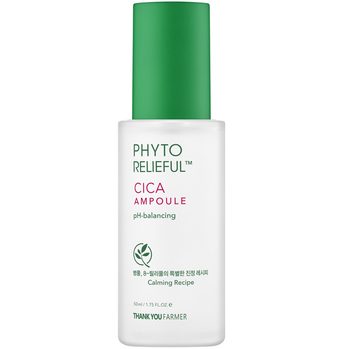 Thank You Farmer Phyto Relieful Cica Ampoule Καταπραϋντική Αμπούλα που Ρυθμίζει το pH της Επιδερμίδας με Δοσομετρική Αντλία 50ml