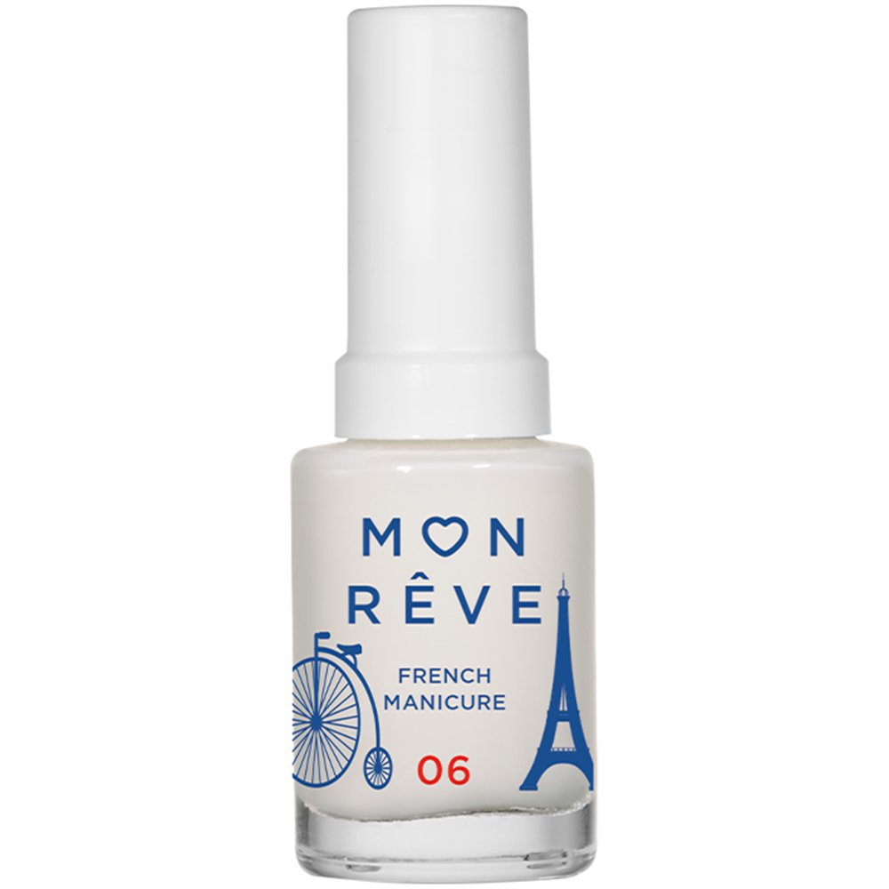Mon Reve French Manicure Nail Color Βερνίκι Νυχιών για Γαλλικό Μανικιούρ 13ml - 06 Sheer White