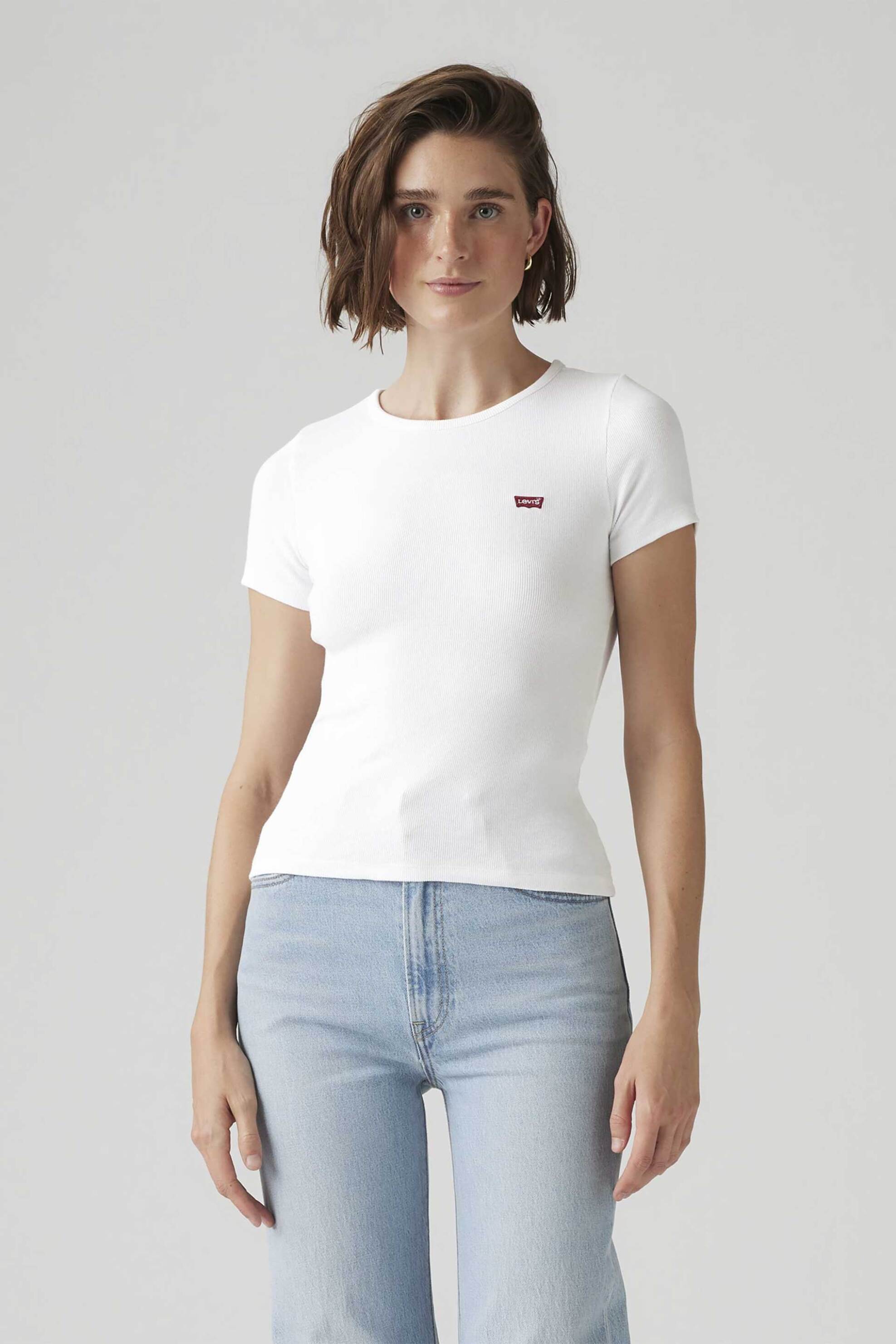 Levi's® γυναικείο T-shirt με λογότυπο Slim Fit "Hayes"