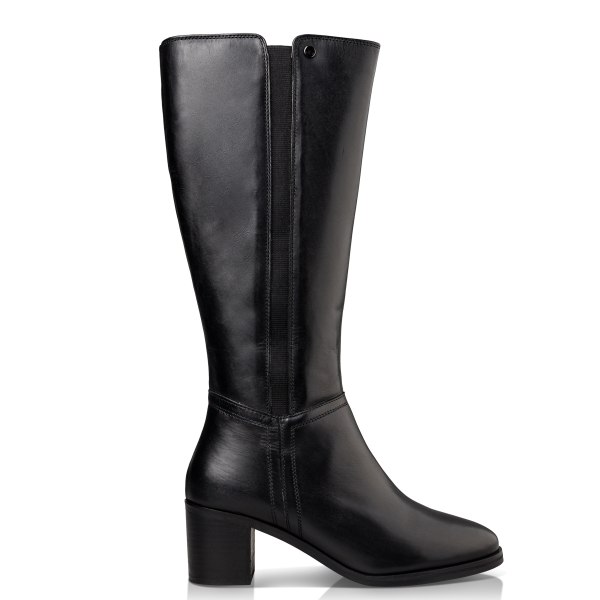 BLOCK MID-HEELED BOOTS