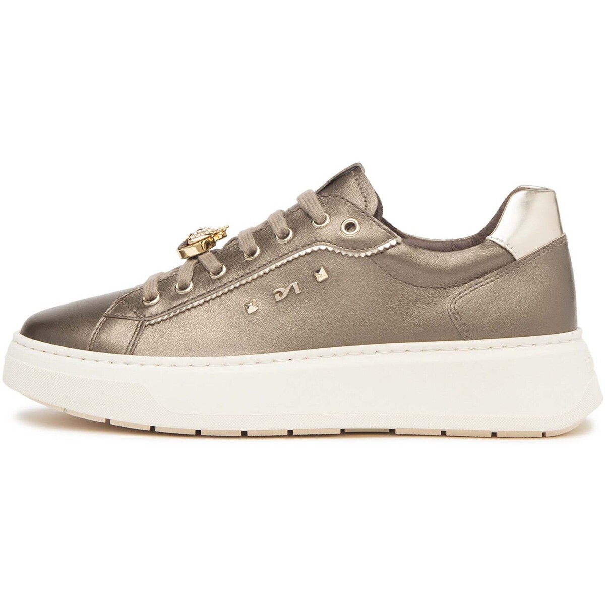 Xαμηλά Sneakers NeroGiardini Bagoya T.Brill Platino 6074 Tr Gonzaga 8004 Beig