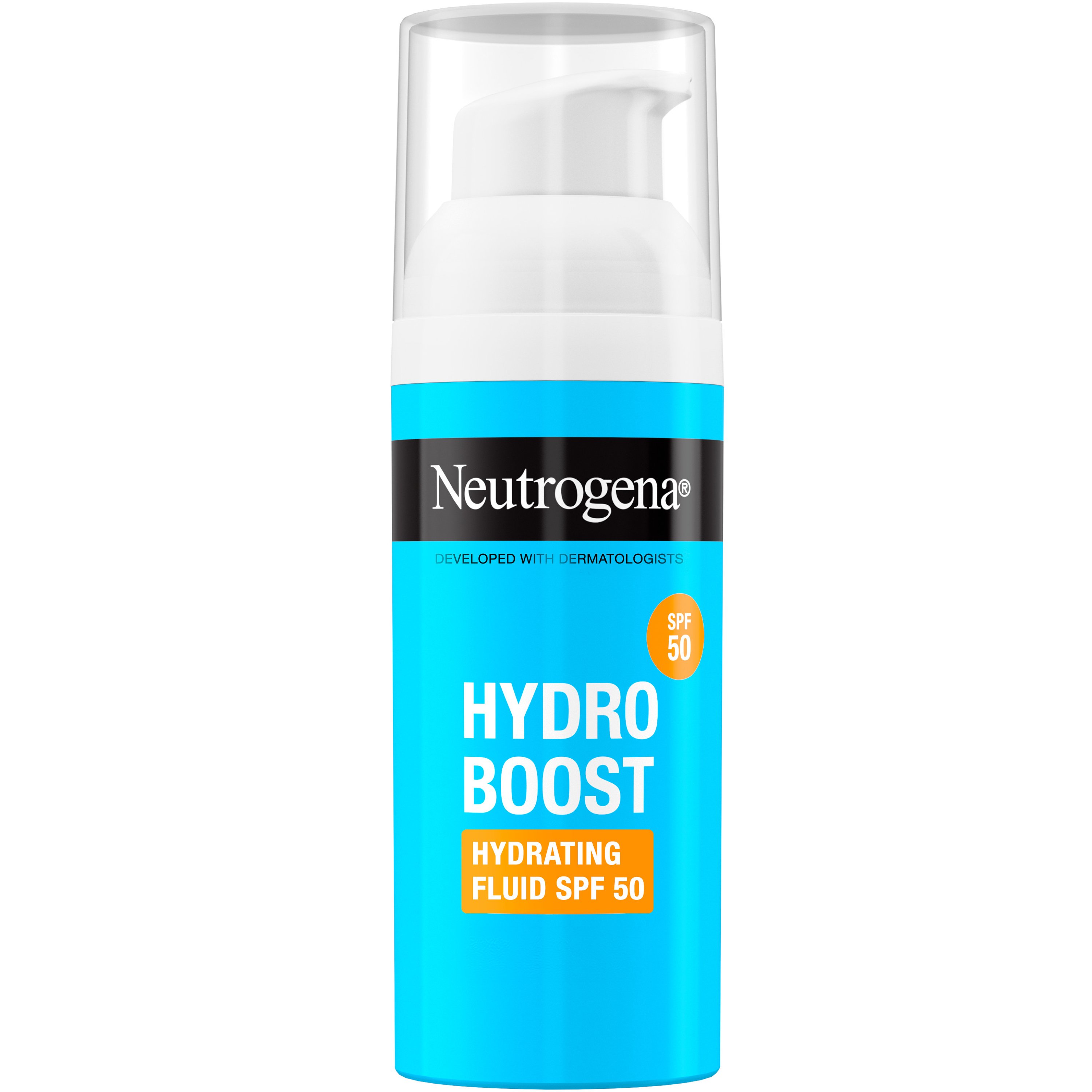 Neutrogena Hydro Boost Hyaluronic Acid Spf50 Hydrating Fluid Ενυδατική Κρέμα Προσώπου Υψηλής Προστασίας για Λαμπερή & Απαλή Επιδερμίδα 50ml