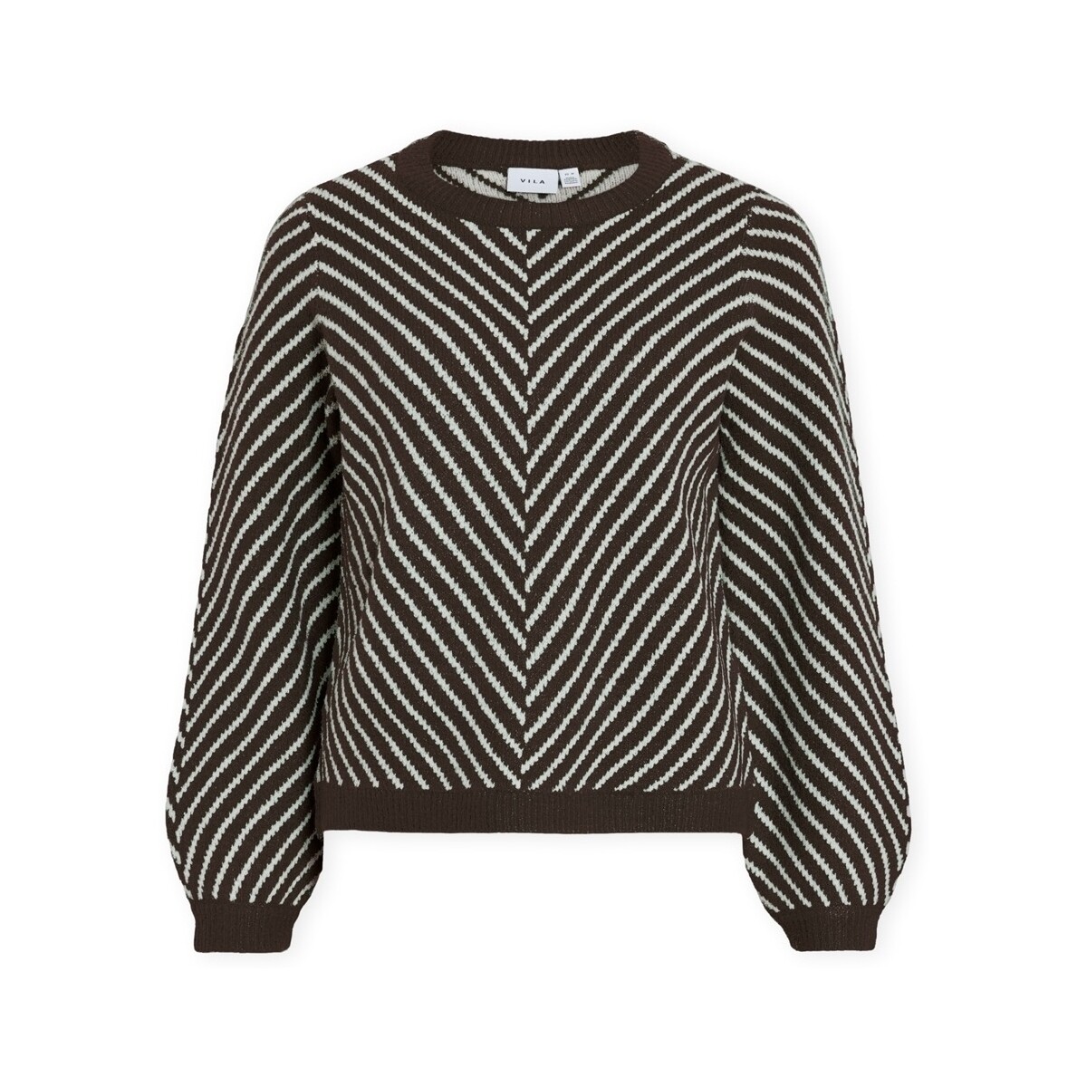 Πουλόβερ Vila Khaia Knit - Coffee Bean