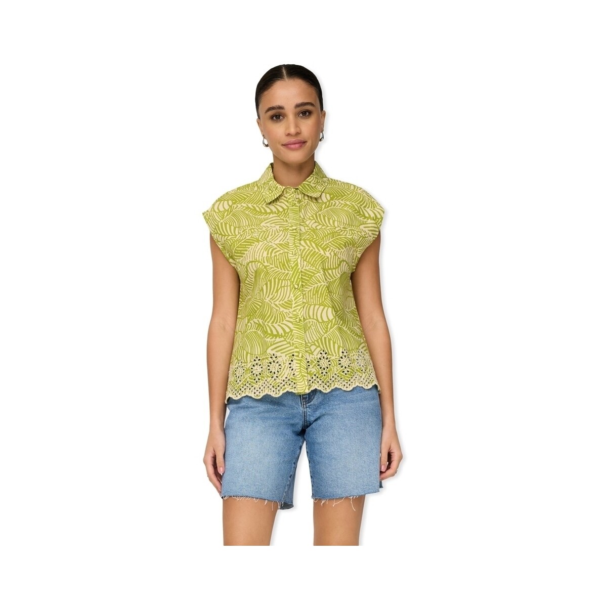 Μπλούζα Only Lou Life Shirt - Caming Gear/Unamedle