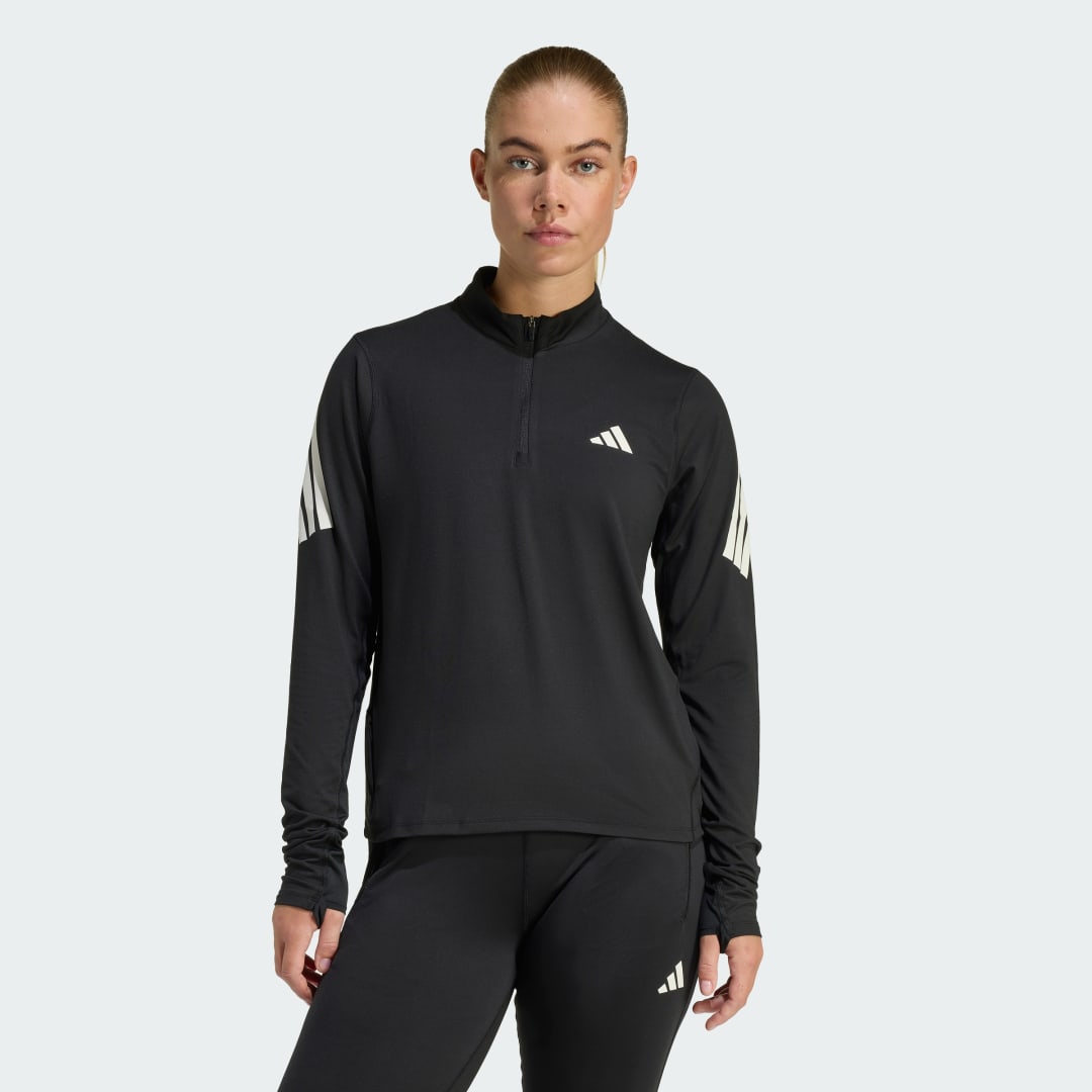 Πουλόβερ adi365 Iconic Running με φερμουάρ 1/2