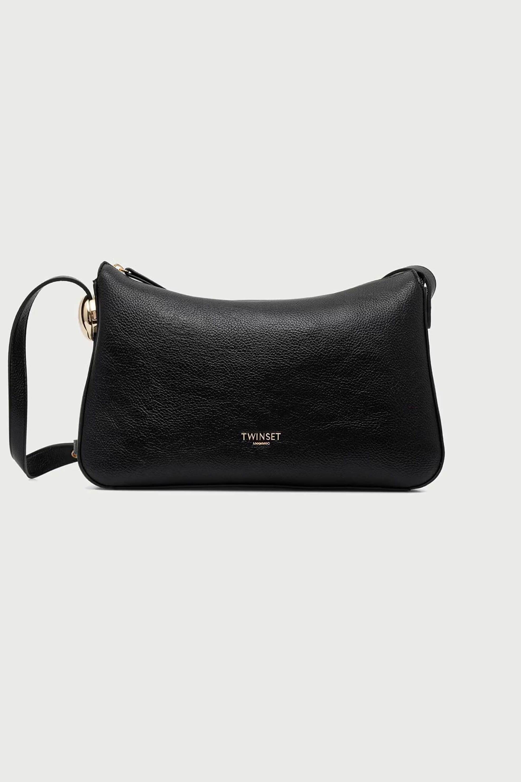 Twinset γυναικεία τσάντα crossbody με μεταλλικό λογότυπο | ONE SIZE