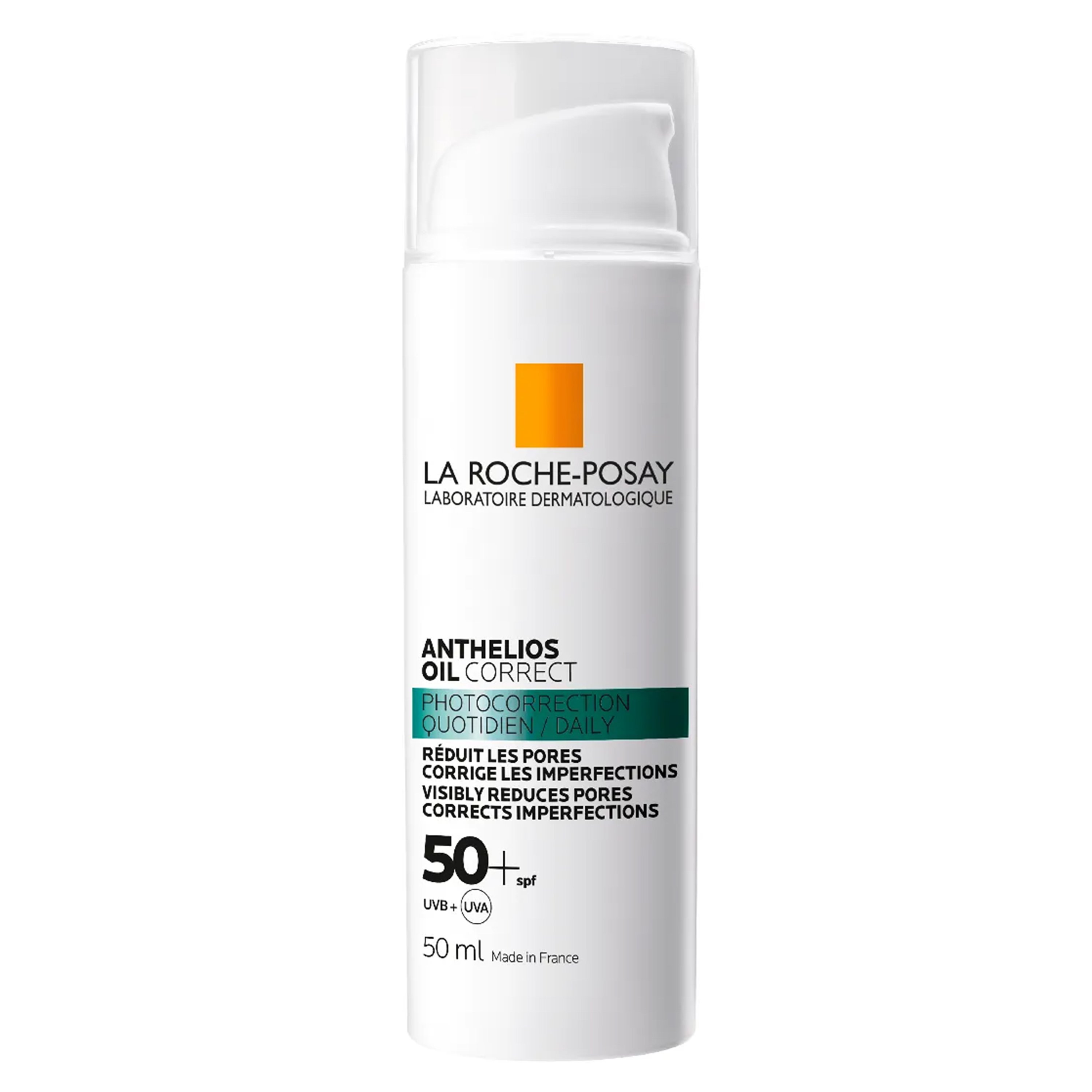 La Roche-Posay Anthelios Oil Correct Photocorrection Daily Gel Cream Spf50+ Αντηλιακό Προσώπου Πολύ Υψηλής Προστασίας για τις Ατέλειες 50ml