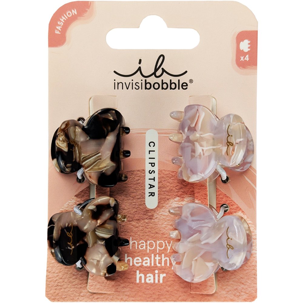 Invisibobble Clipstar Petite Four Κλάμερ για Λεπτά & Κανονικά Μαλλιά 4 Τεμάχια