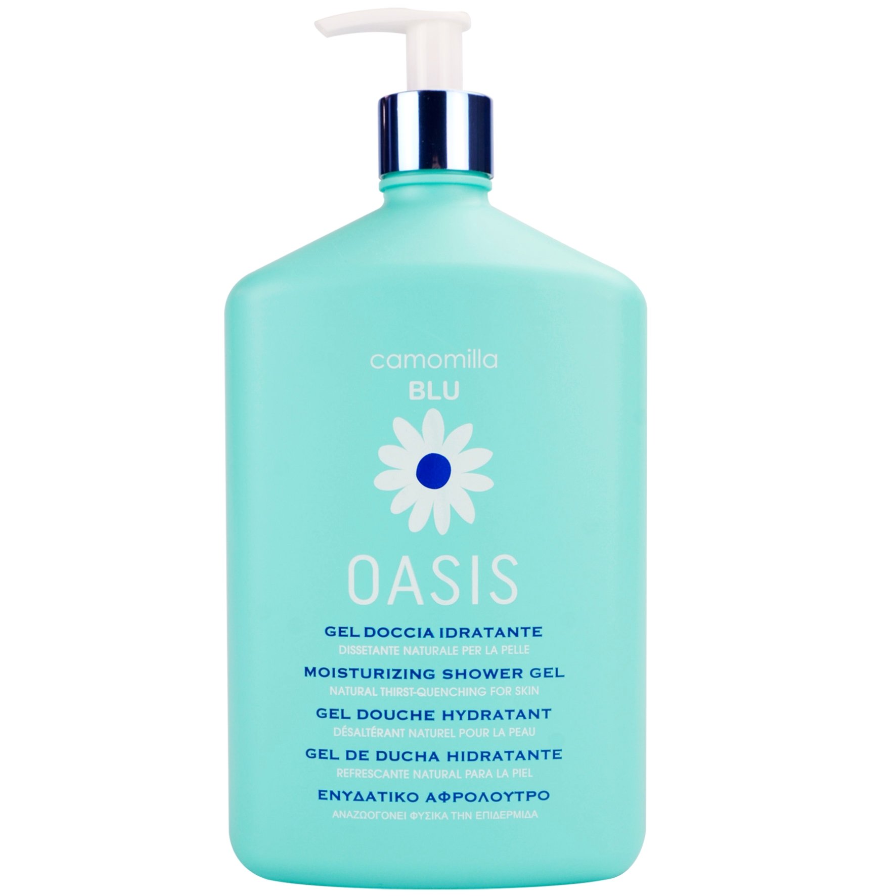 Camomilla Blu Oasis Moisturizing Shower Gel Ενυδατικό Αφρόλουτρο με Άρωμα Χαμομήλι με Αντλία 1000ml