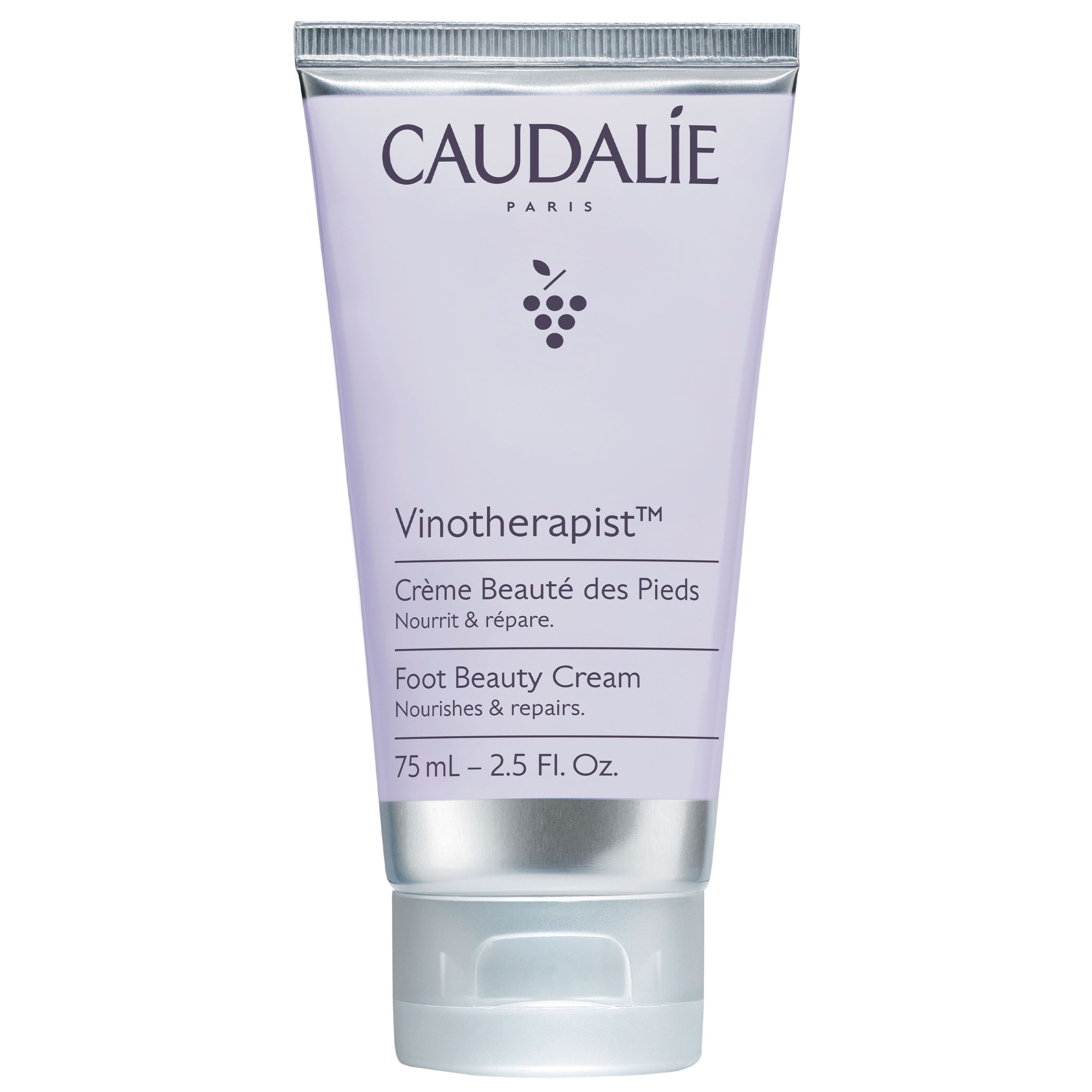 Caudalie Vinotherapist Beauty Foot Cream Θρεπτική & Επανορθωτική Κρέμα Ποδιών για Ξηρές Έως Πολύ Ξηρές Επιδερμίδες 75ml