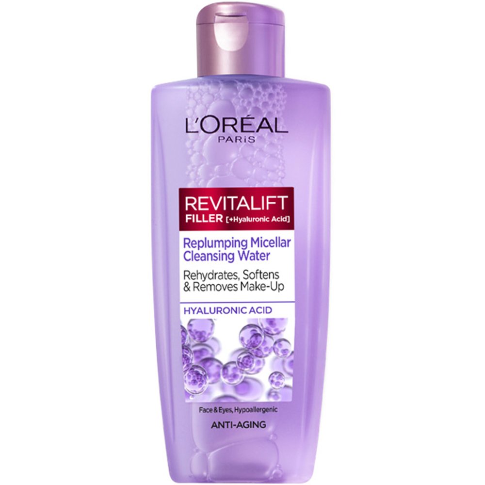 L'Oreal Paris Revitalift Filler Νερό Micellaire για Καθαρισμό & Ντεμακιγιάζ Προσώπου - Ματιών 200ml