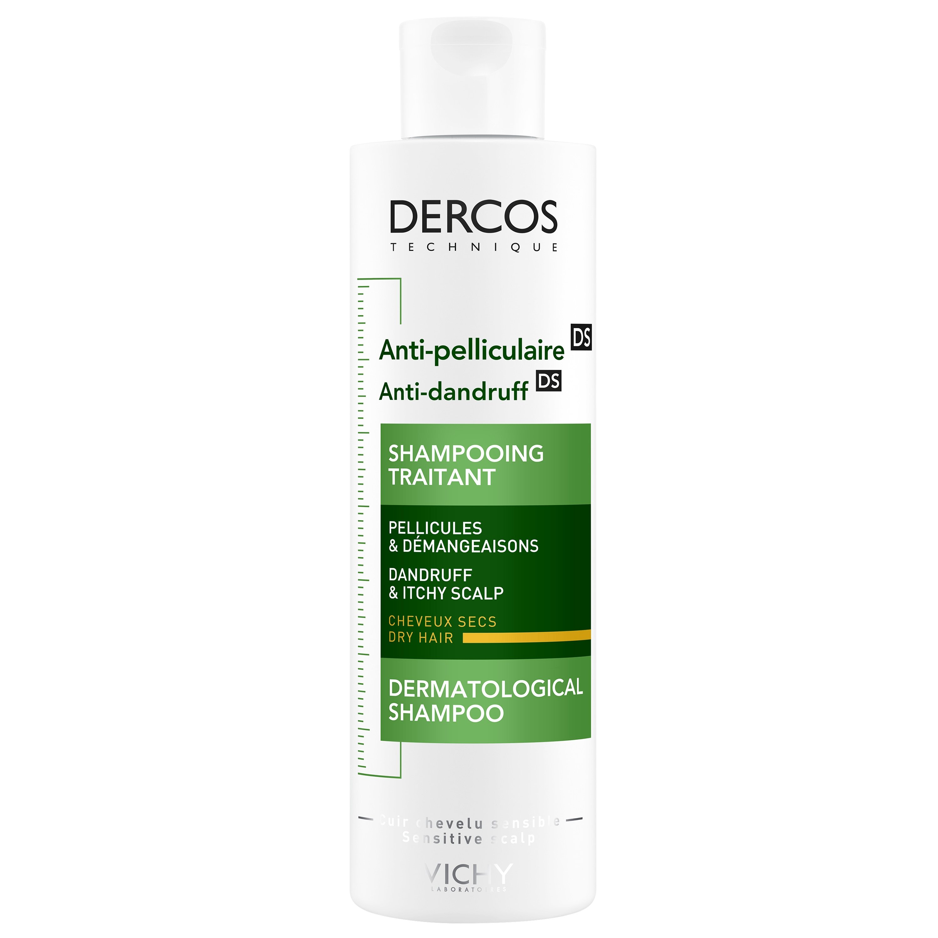 Vichy Dercos Anti-Dandruff Dermatological Shampoo for Dry Hair Σαμπουάν για την Καταπολέμηση της Ξηρής Πυτιρίδας 200ml