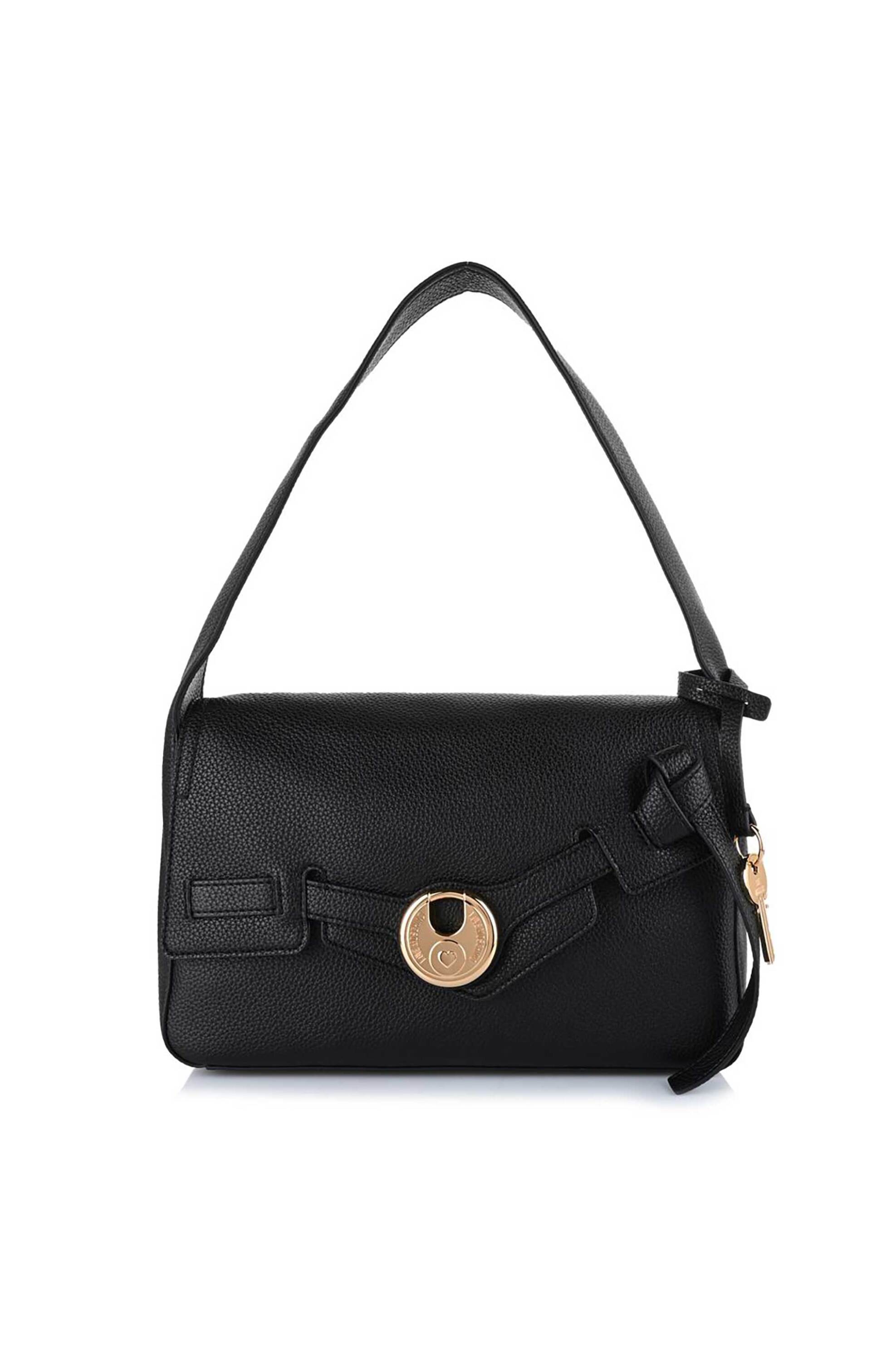 Love Moschino γυναικεία τσάντα ώμου με flap κλείσιμο και μεταλλικό λογότυπο | ONE SIZE