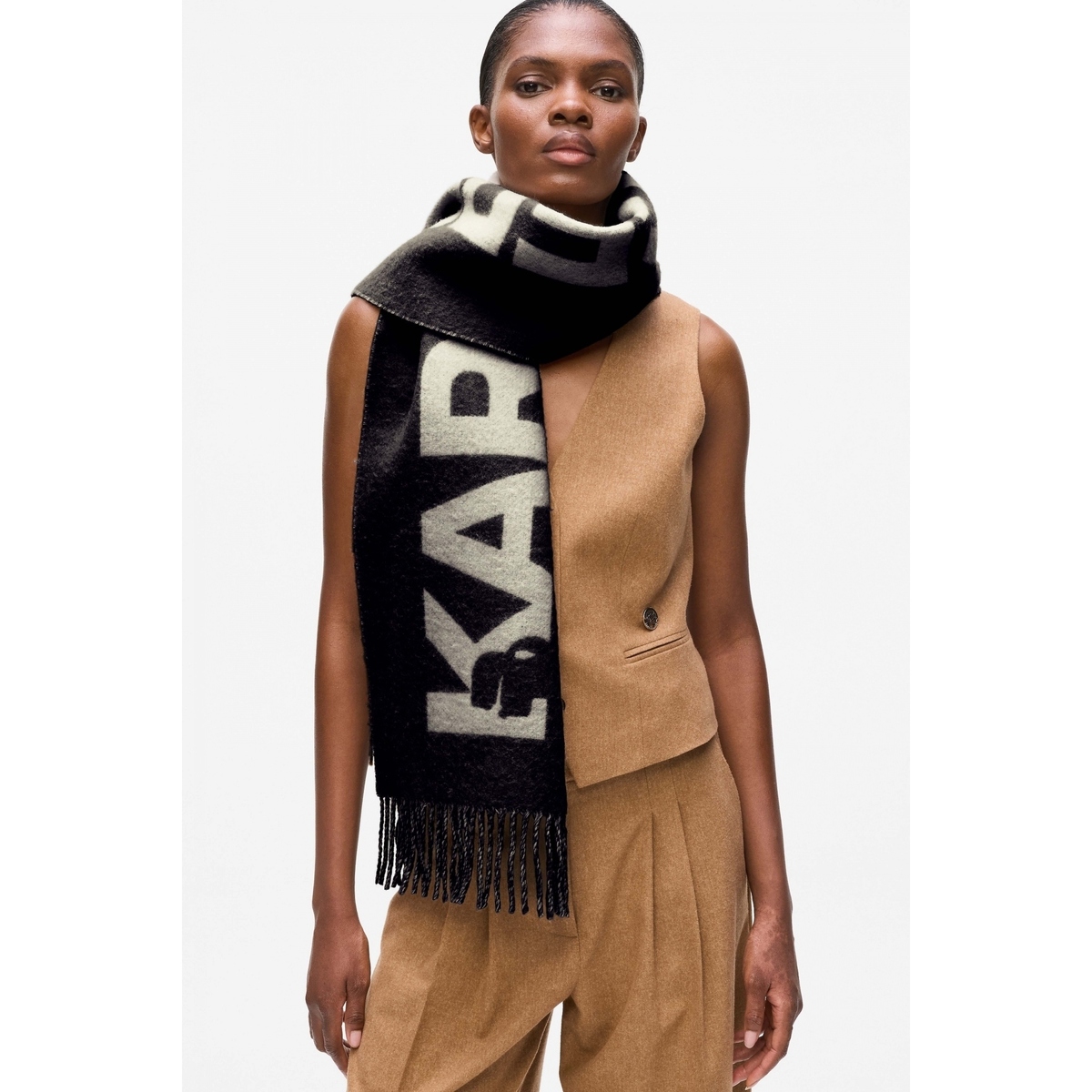 Κασκόλ Karl Lagerfeld K Essential Jkrd Woven Scarf