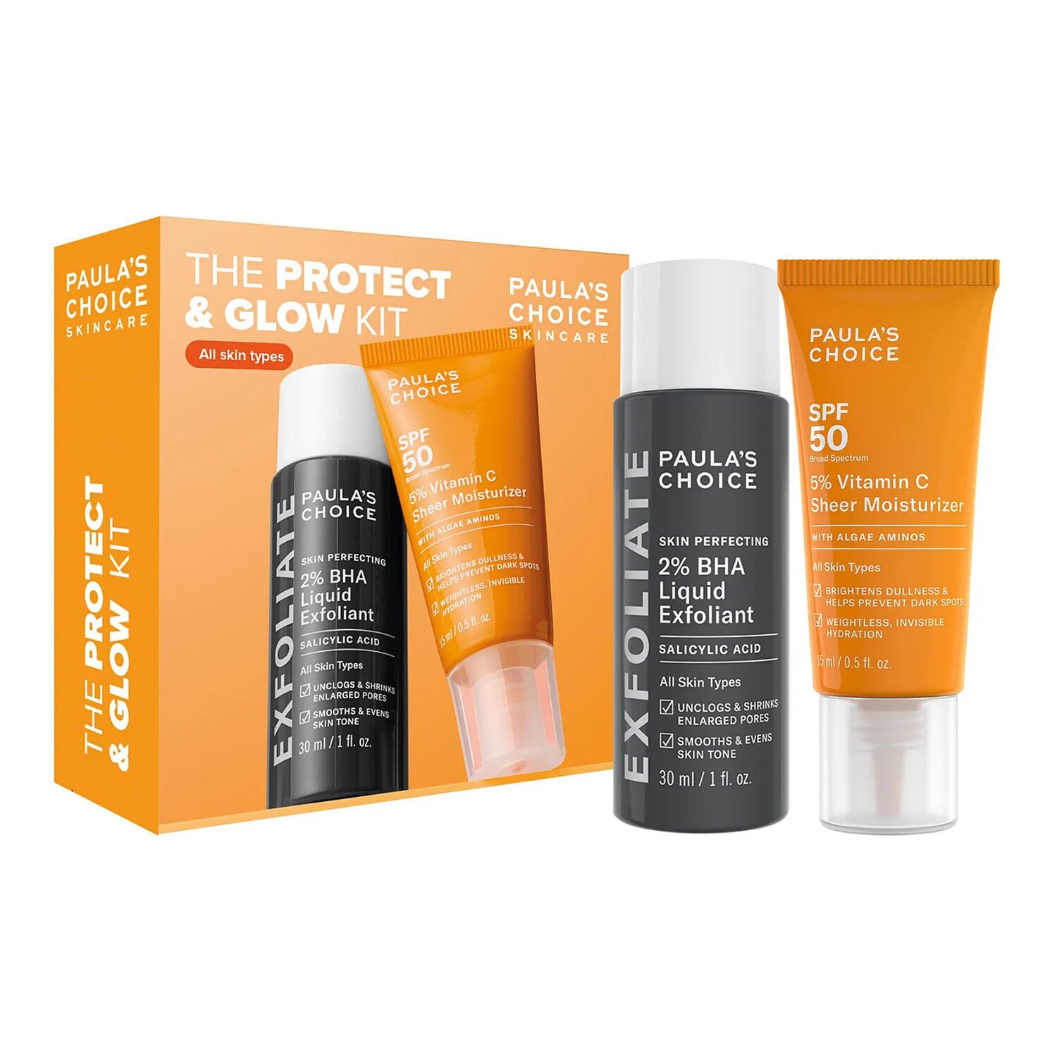 Paula's Choice - The Protect & Glow Kit - Δίδυμο λάμψης και προστασίας | 15 ml