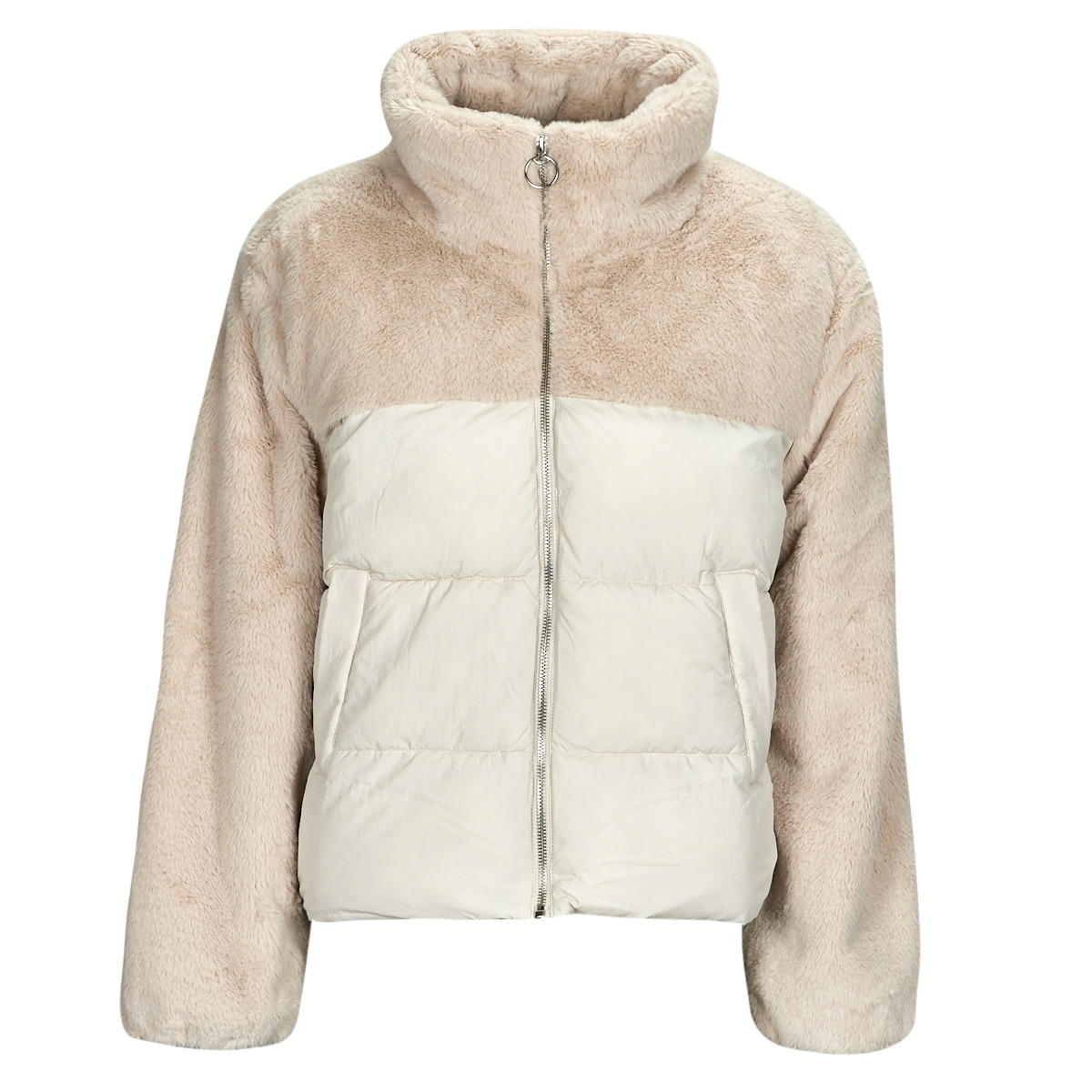 Χοντρό μπουφάν Only ONLWANJA FUR PUFFER MIX JACKET CC OTW