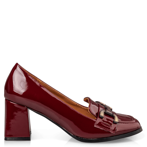 MID HEELED LOAFERS