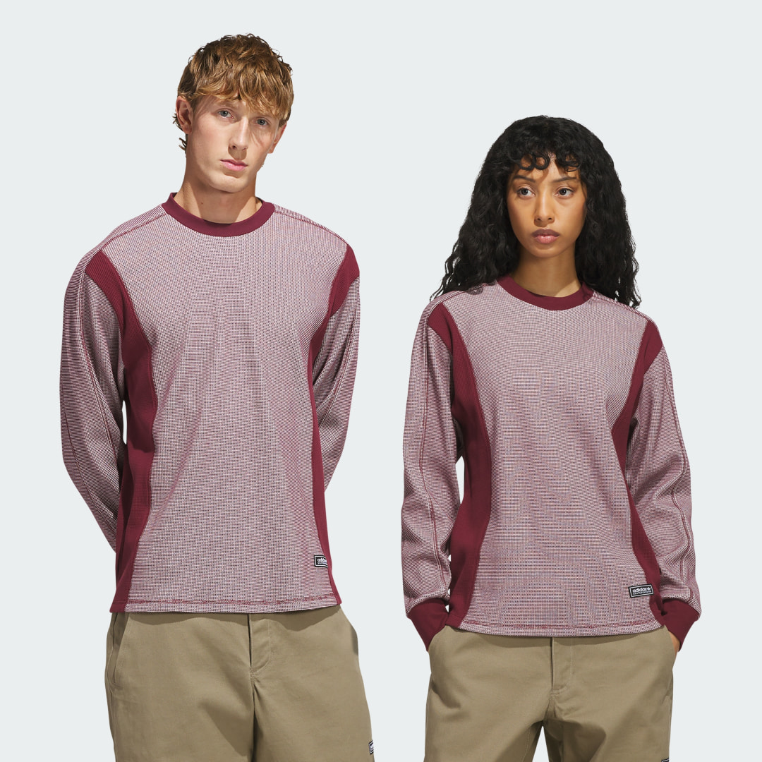 SKATEBOARDING WAFFLE LONG SLEEVE TEE
