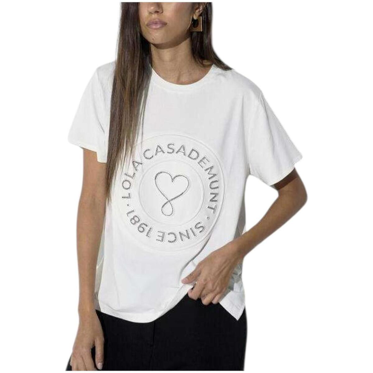 T-shirt με κοντά μανίκια Lola Casademunt LF2615028.00B