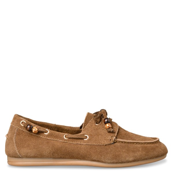 SUEDE BOAT LOAFERS