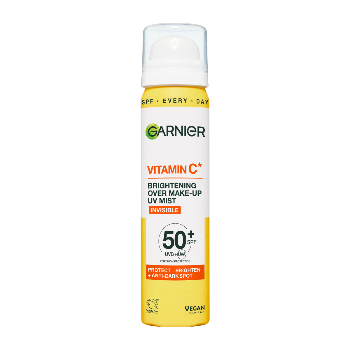 Vitamin C Overmakeup Mist Προσώπου Για Λάμψη & Ενυδάτωση Με Αντηλιακή Προστασία SPF50+ 75ml