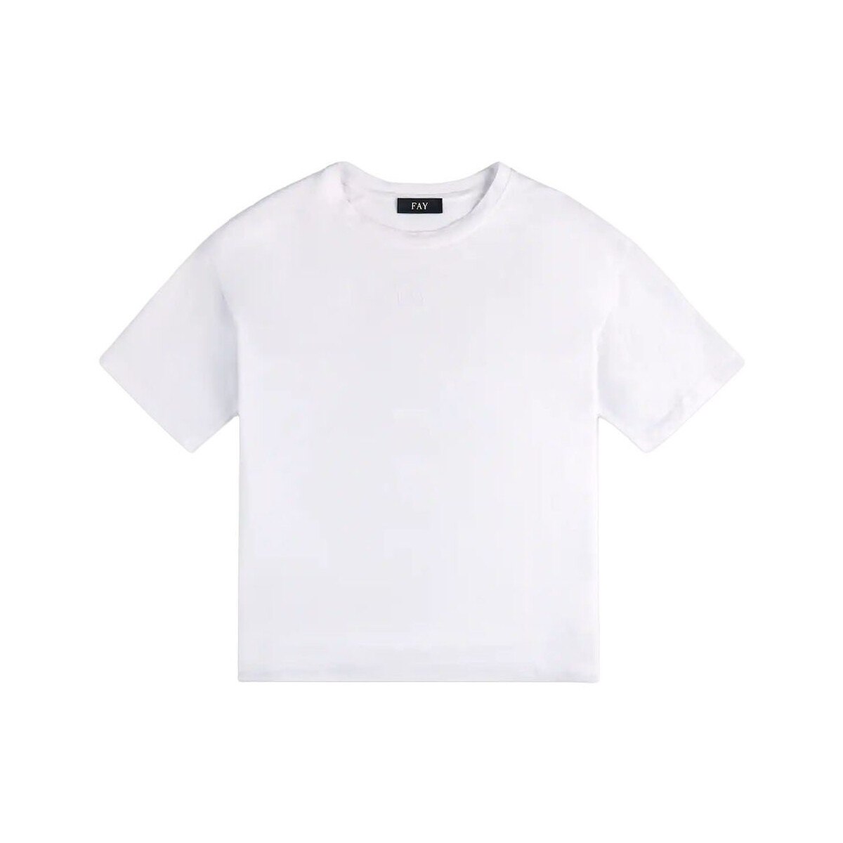 T-shirt με κοντά μανίκια Fay npwb2526610zem-b001