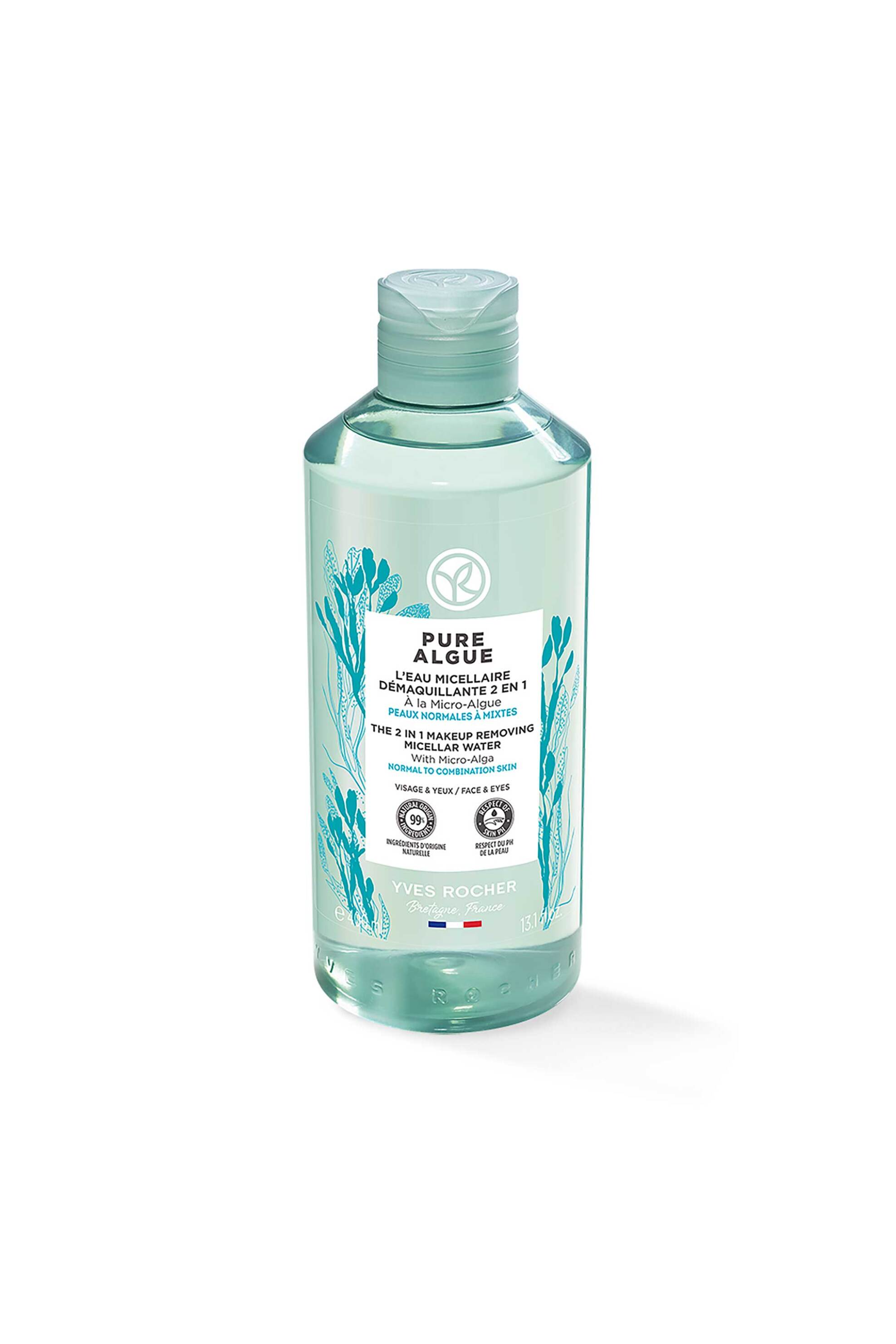 Yves Rocher Makeup Removing Micellar Water - Pure Algue 400 ml
