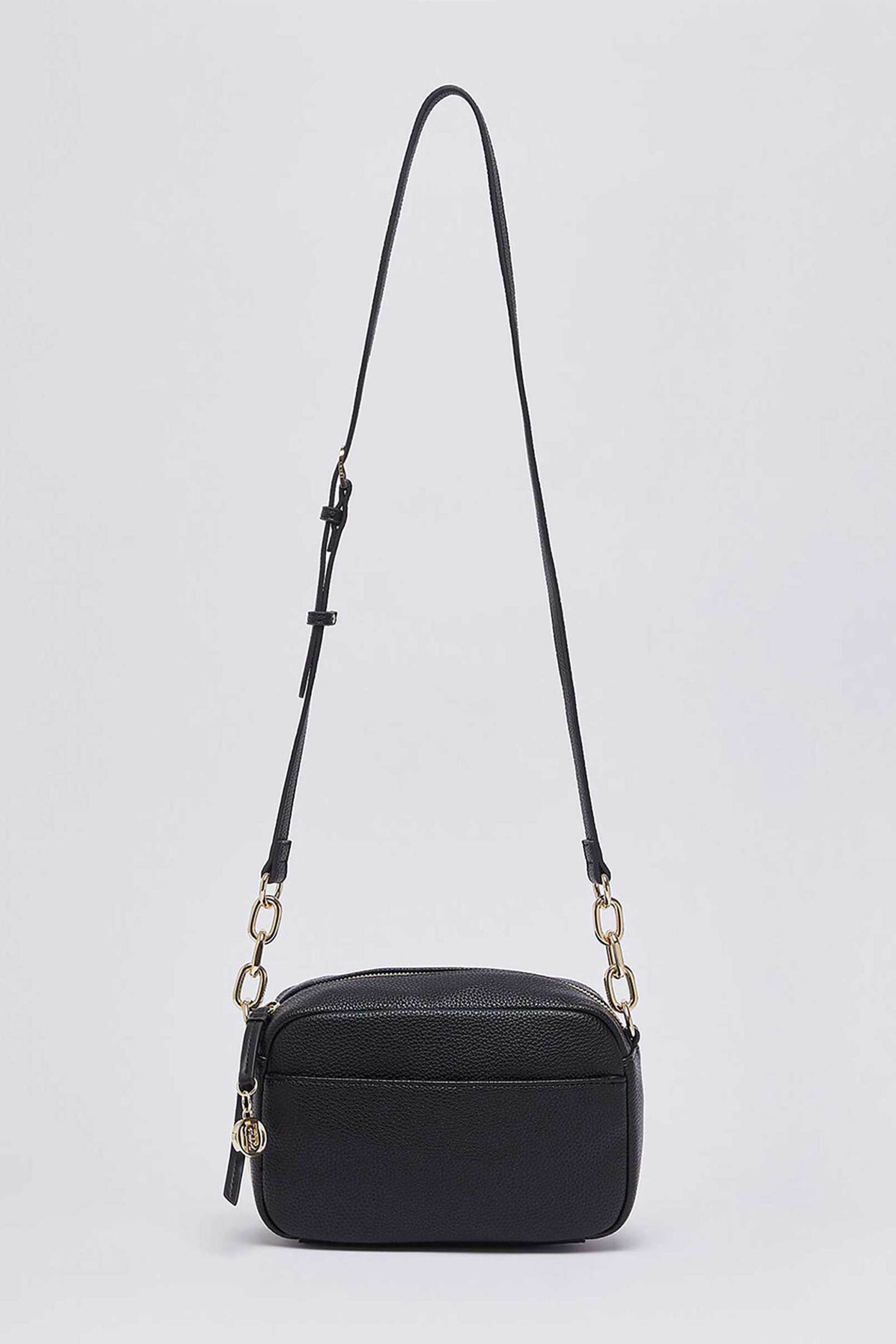 Liu Jo γυναικεία τσάντα crossbody με μεταλλικό λογότυπο "Faiza M"