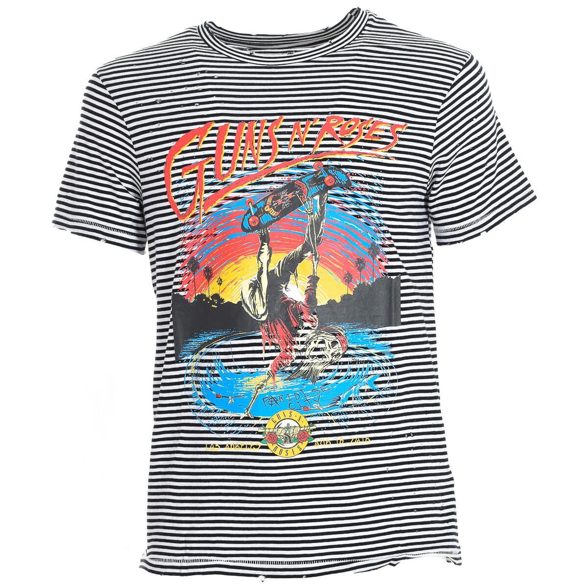 T-shirt με κοντά μανίκια Eleven Paris 17F1TS58