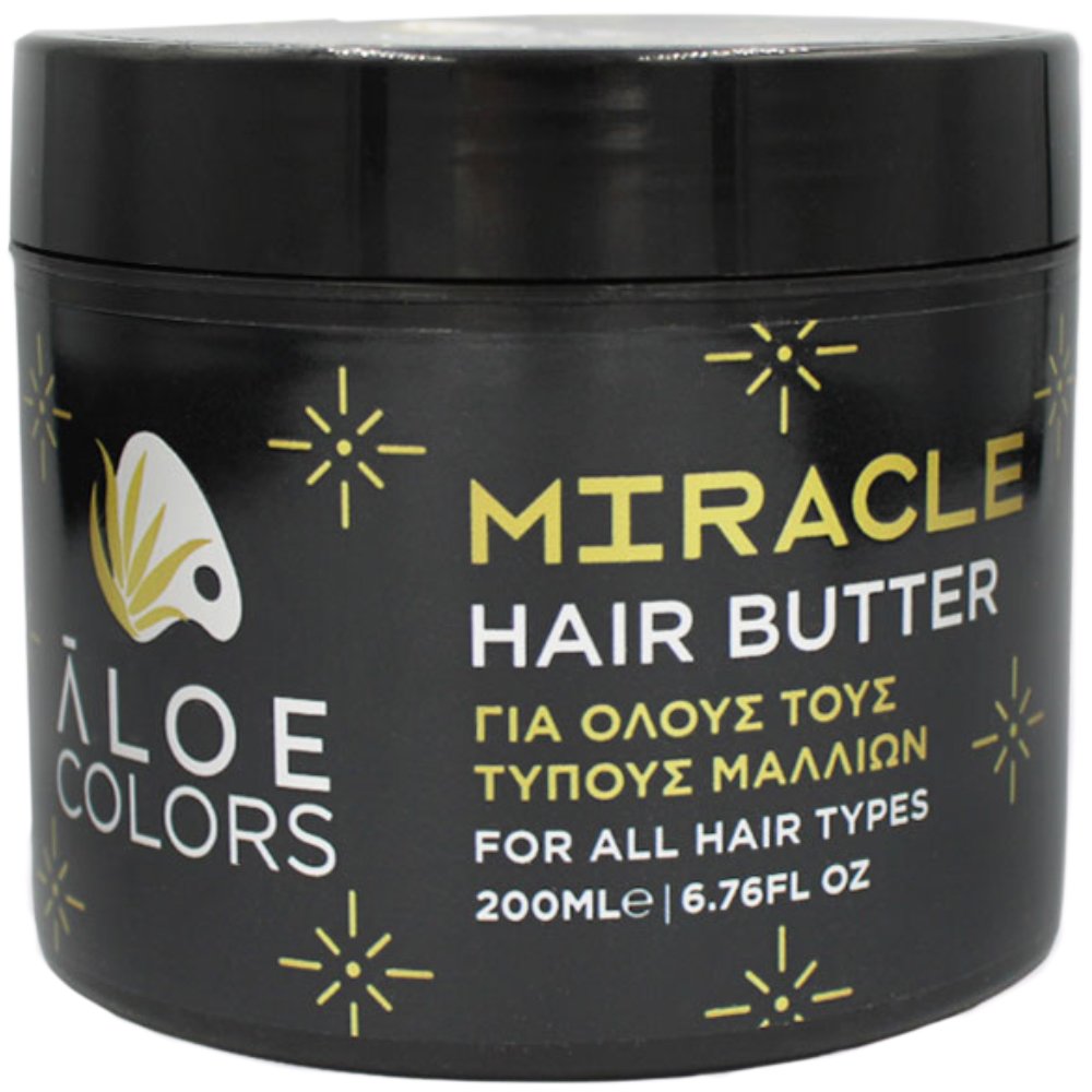 Aloe Colors Miracle Hair Butter Ενυδατική Μάσκα για Όλους τους Τύπους Μαλλιών που Χαρίζει Εντατική Θρέψη, Απαλότητα & Λάμψη 200ml