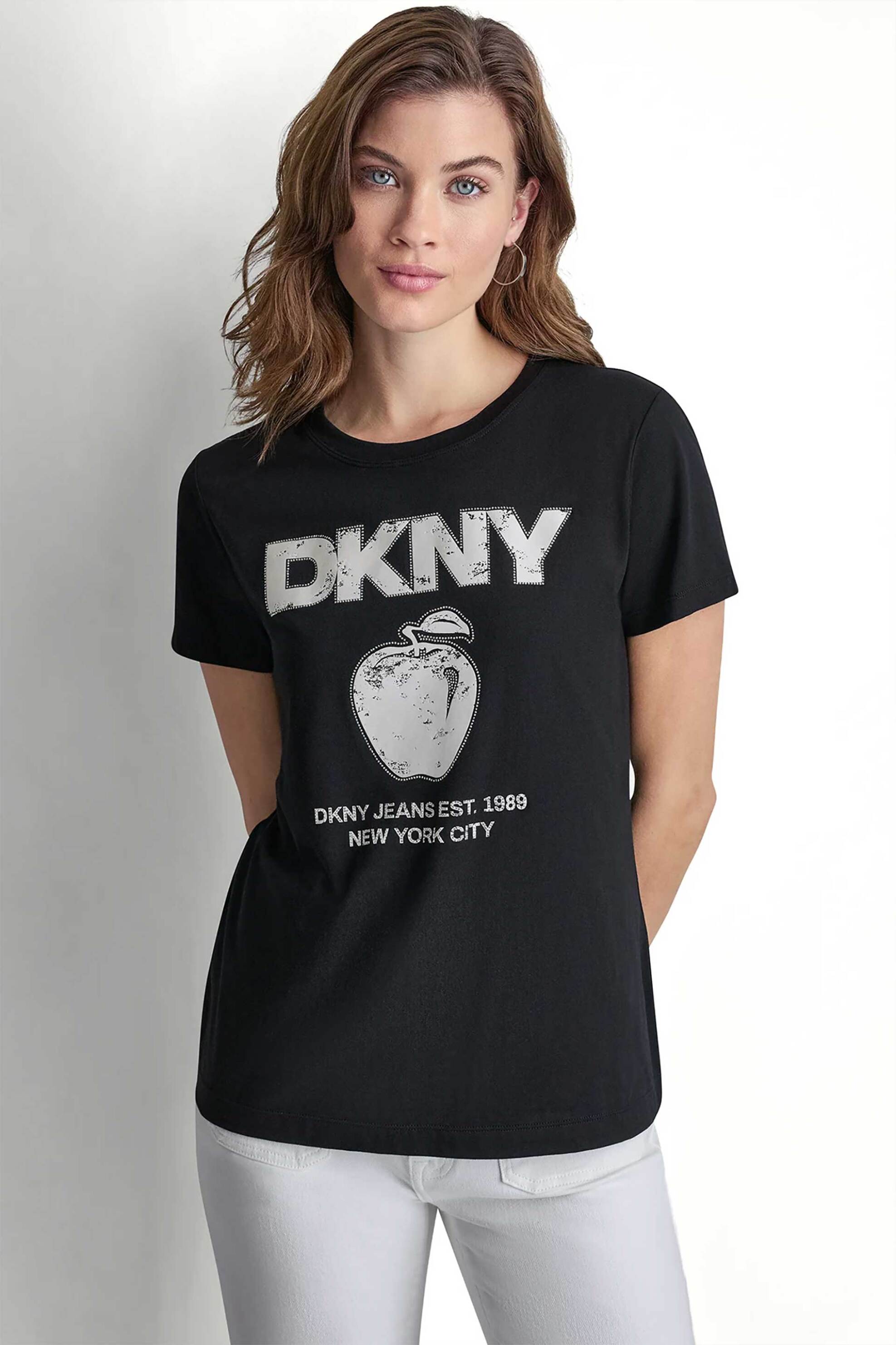 DKNY γυναικείο T-shirt με λογότυπο Regular Fit