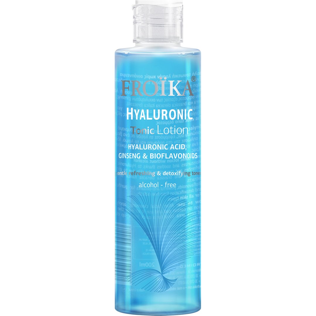 Hyaluronic Tonic Lotion 200ml - Froika,Τονωτική Λοσιόν Προσώπου με Υαλουρονικό Οξύ & Εκχύλισμα Ginseng