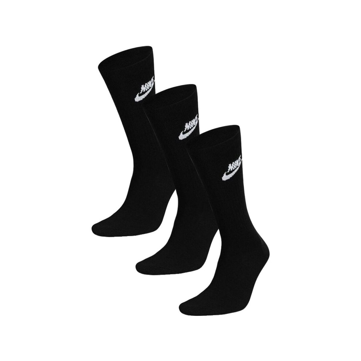 Αθλητικές κάλτσες Nike Chaussettes everyday essential noir