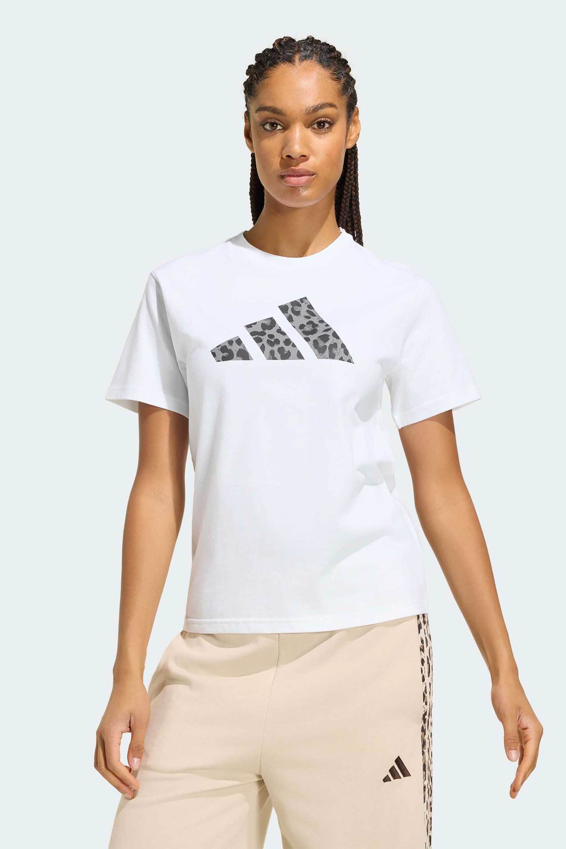 Adidas γυναικείο T-shirt Regular Fit "Animal Graphic 2"