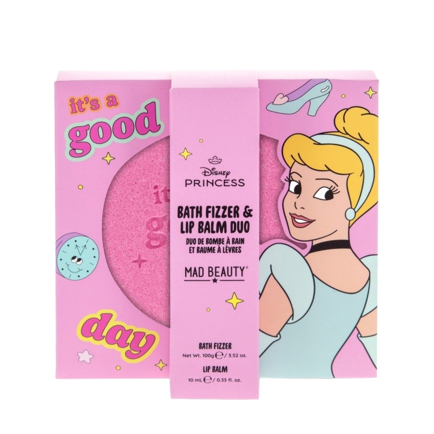 Mad Beauty Promo Bath Fizzers 100g & Lip Balm Duo 10ml