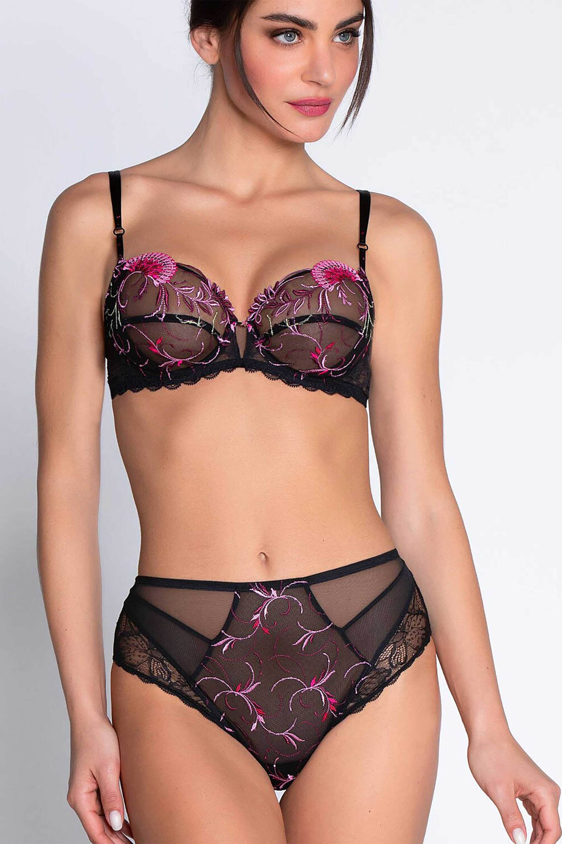Lise Charmel γυναικείο σουτιέν με δαντέλα Cup D "Floraison Passion Underwire Bra"