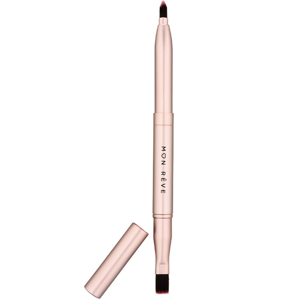 Mon Reve 141 Dual Lip Brush Διπλό Πινέλο Χειλιών 1 Τεμάχιο