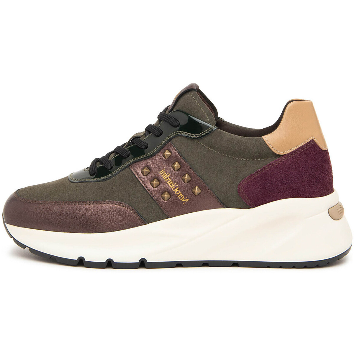 Sneakers NeroGiardini Etoile Colorado Bosco Vernice Abete 59472 Nappa Pa