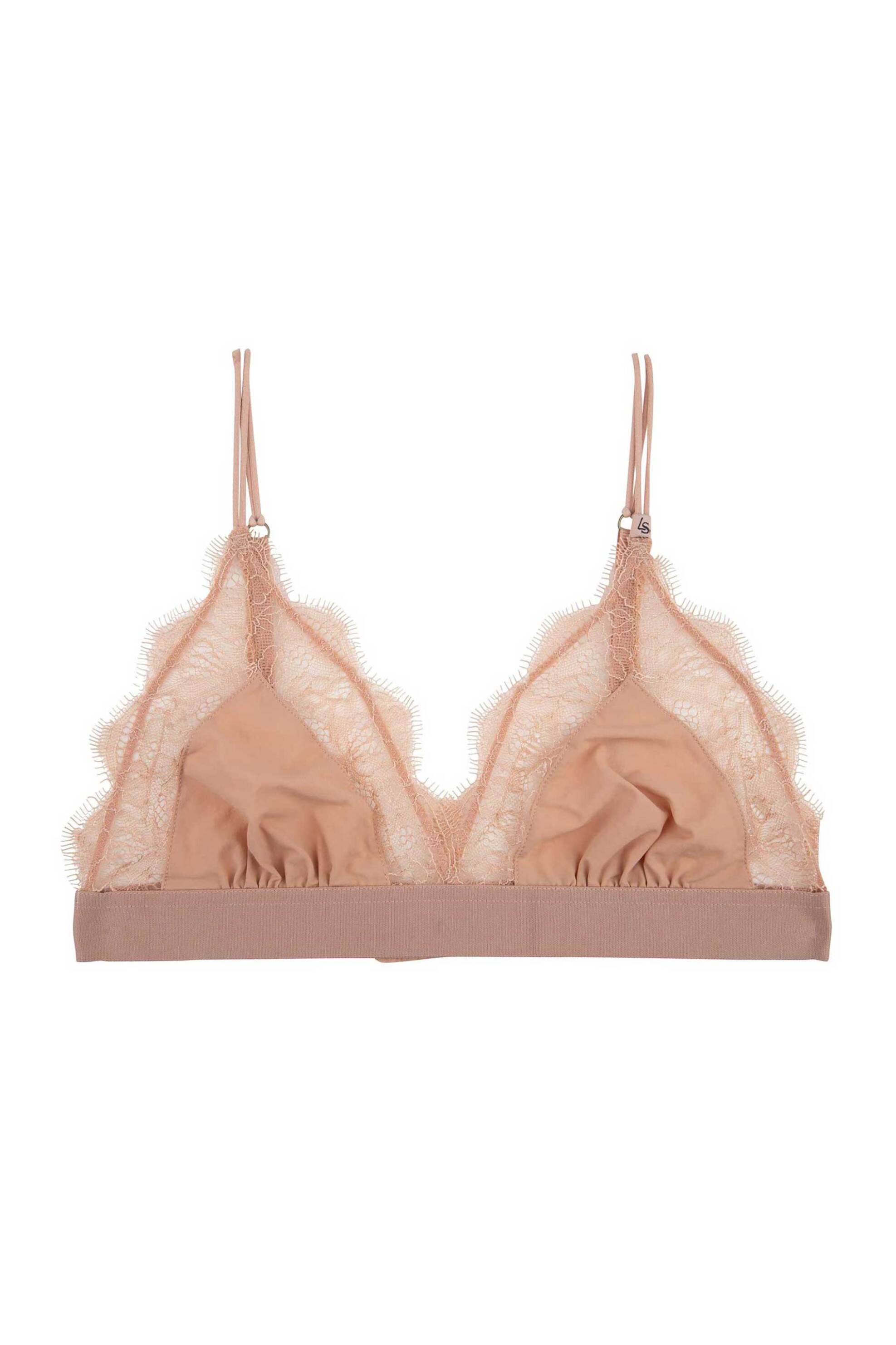 Love Stories γυναικείο bralette με floral δαντέλα μονόχρωμο "Love Lace"