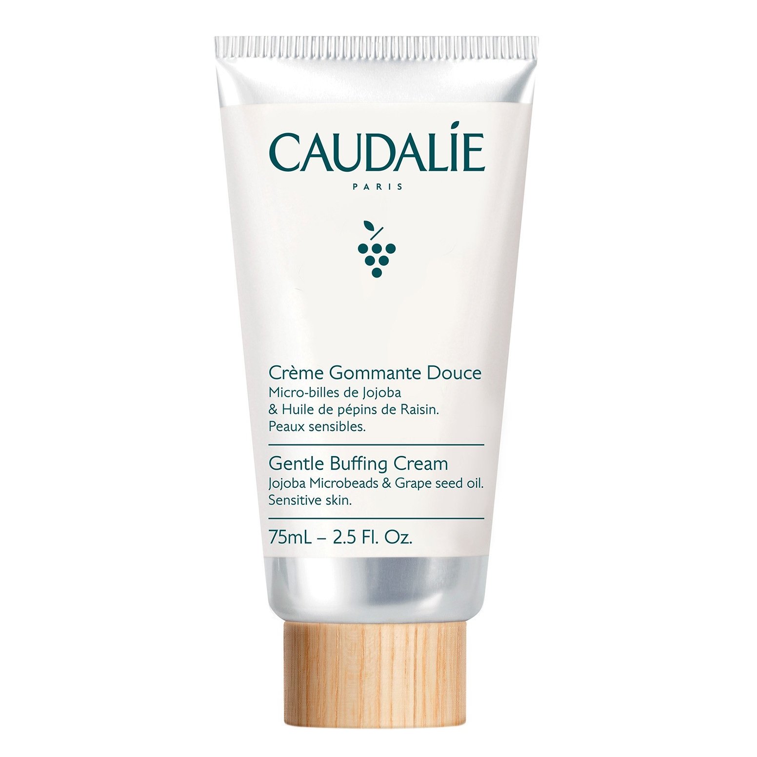 Caudalie Gentle Buffing Cream Απαλή Απολεπιστική Κρέμα Προσώπου για Καθαρή & Λεία Επιδερμίδα 75ml