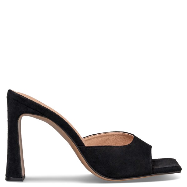 SUEDE MULES