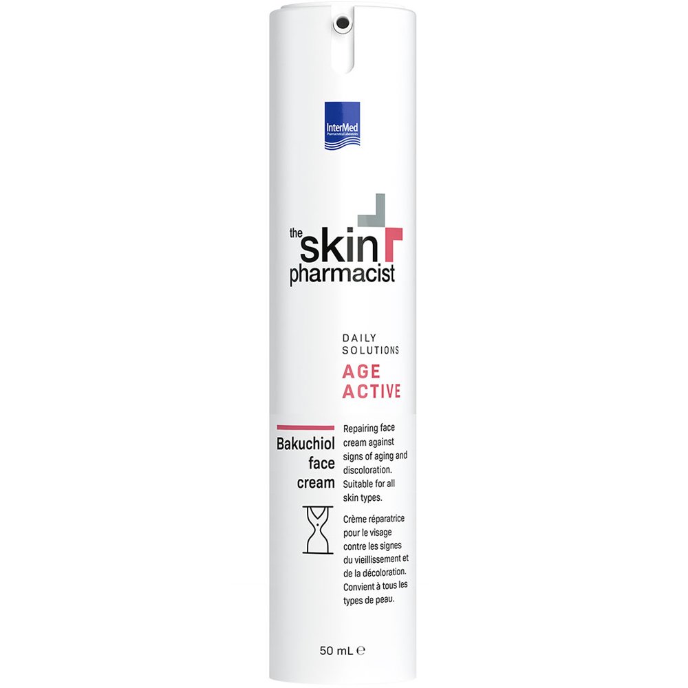 The Skin Pharmacist Age Active Bakuchiol Face Cream Επιδιορθωτική Κρέμα Προσώπου με Βακουχιόλη Κατά των Σημαδιών Γήρανσης & των Δυσχρωμιών 50ml